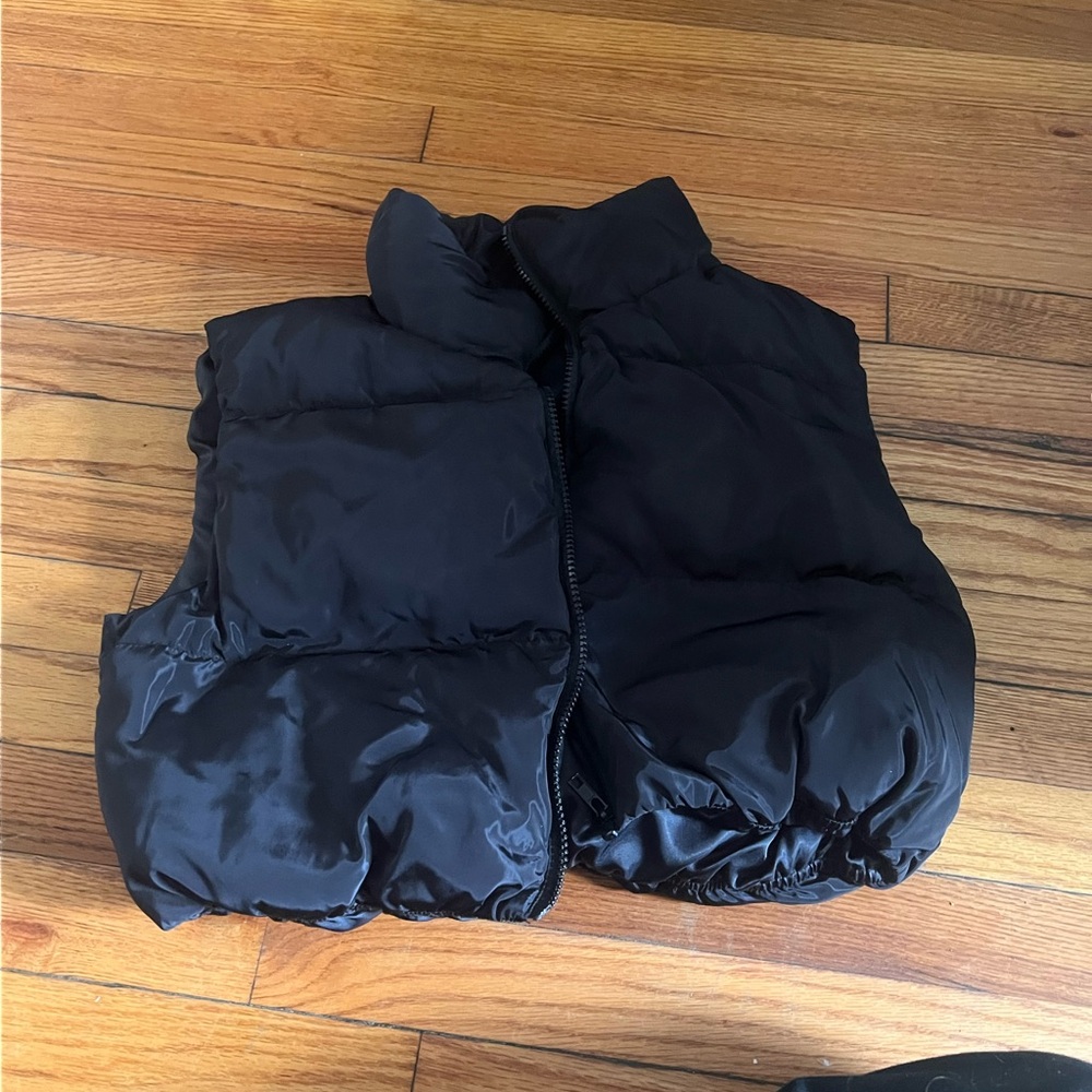 Black Puffer Vest